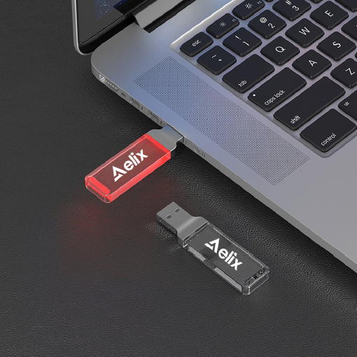 Acrylic_elongated_USB-03 客製禮贈|壓克力長條型USB隨身碟|橙肯禮品
