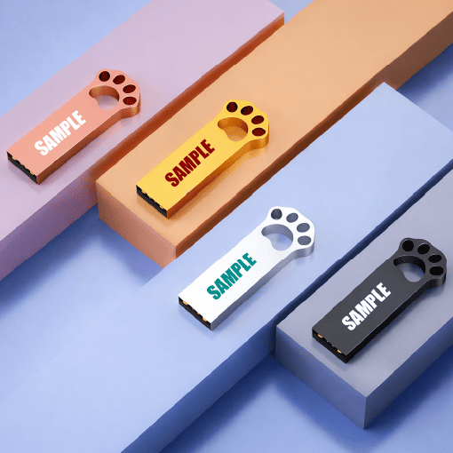 Metal_cat_paw_USB-01 客製禮贈|金屬貓爪造型隨身碟|橙肯禮品
