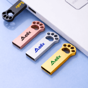 Metal_cat_paw_USB-03 客製禮贈|金屬貓爪造型隨身碟|橙肯禮品