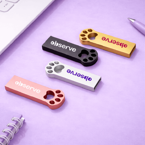 Metal_cat_paw_USB-04 客製禮贈|金屬貓爪造型隨身碟|橙肯禮品