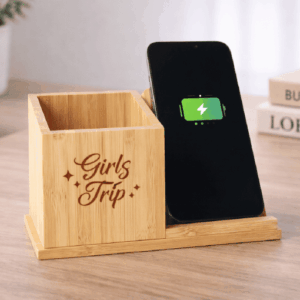 Wooden_wireless_charging_pen_holder-04 客製禮贈|木質無線充電板|橙肯禮品
