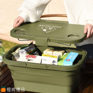 Camping Organizer Table Basket (3) 客製禮贈|折疊露營收納籃|橙肯禮品