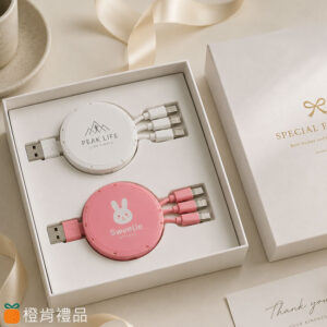 客製禮贈｜三合一充電線｜橙肯禮品