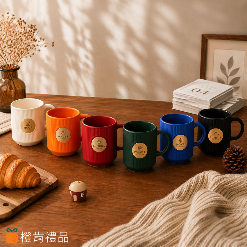 Custom Brass Plaque Ceramic Mug 客製禮贈|銅片陶瓷馬克杯|橙肯禮品