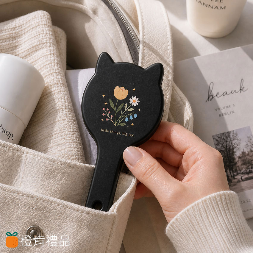 客製禮贈｜貓耳氣墊梳｜橙肯禮品
