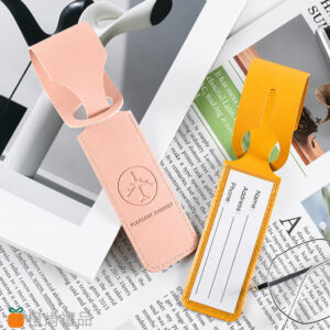 One-Piece-Long-Luggage-Tag-(10) 客製禮贈|PU皮一體式行李吊牌|橙肯禮品
