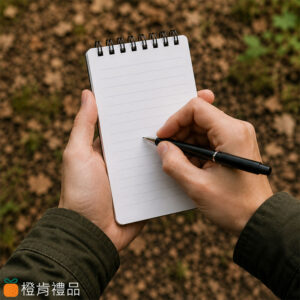 客製禮贈｜ 線圈口袋本｜橙肯禮品