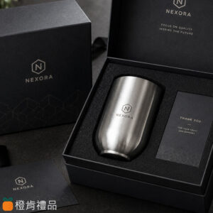 客製餐具｜ 質感雷雕不銹鋼杯｜橙肯禮品