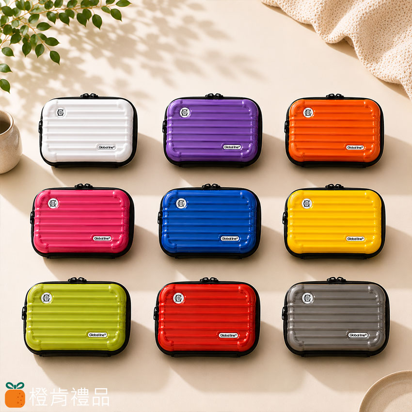 客製禮贈｜迷你行李箱硬殼包｜橙肯禮品