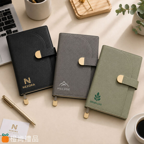 Custom Branded Leather Notebook (7) A5皮革筆記本