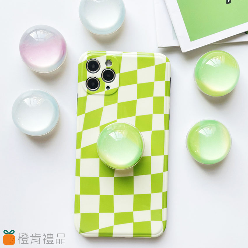 客製贈品｜透明水晶球氣囊支架｜橙肯禮品
