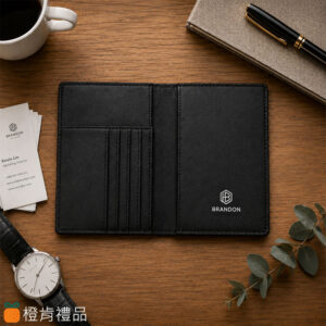 Custom Leather Business Card Holder (8) 商務皮革名片夾