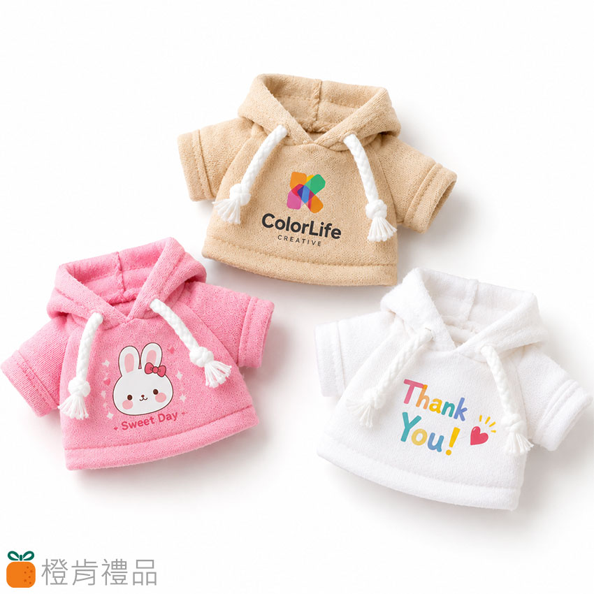 LOGO連帽兔子娃娃