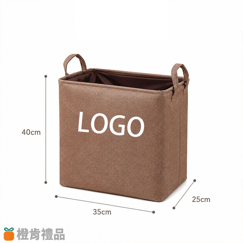棉麻收納籃(中)