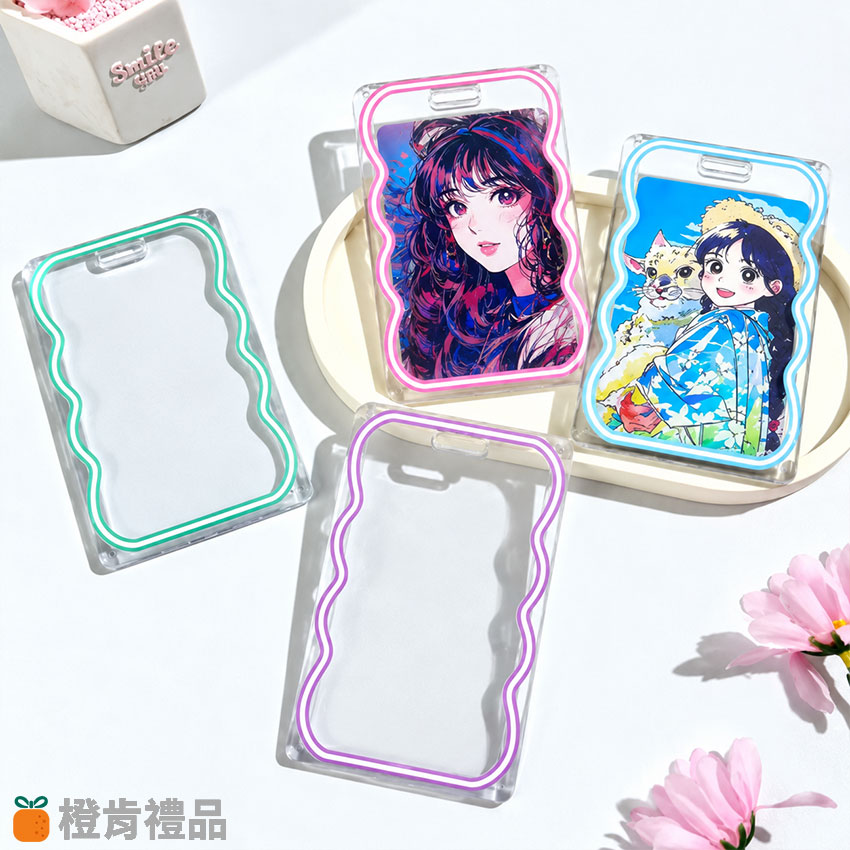透明滑蓋證件套