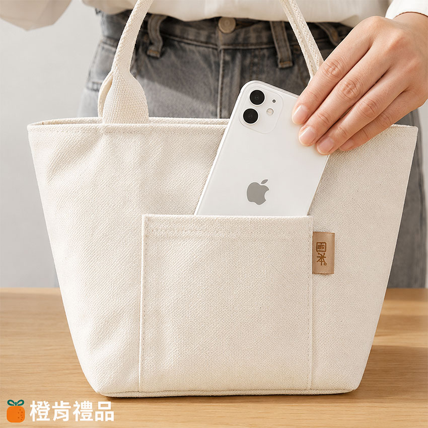 custom-canvas-lunch-bag-(11) 帆布保冷便當袋