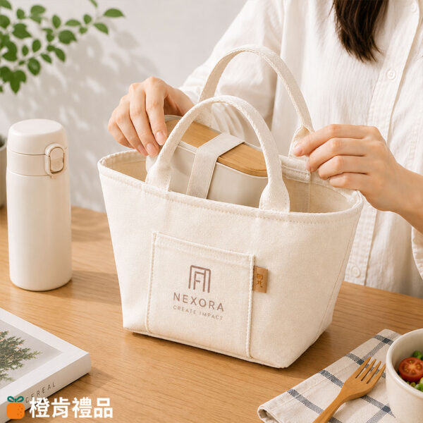 custom-canvas-lunch-bag-(12) 帆布保冷便當袋