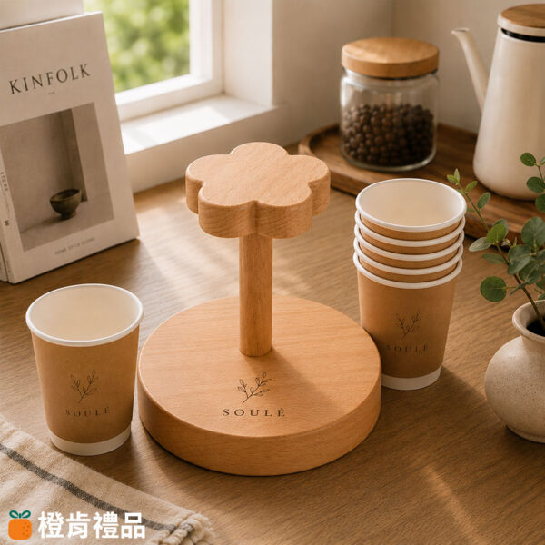 wooden-paper-cup-holder (7) 實木紙杯收納架