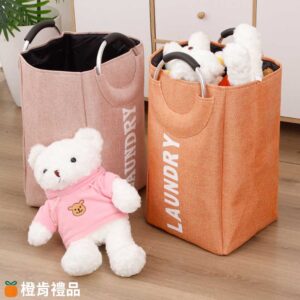 Custom Aluminum Handle Laundry Basket (3) 雙鋁手提摺疊收納籃