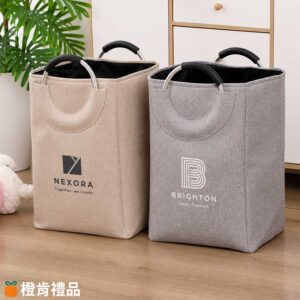 Custom Aluminum Handle Laundry Basket (7) 雙鋁手提摺疊收納籃