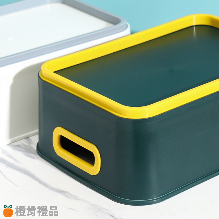Custom Desktop Storage Basket (2) 撞色桌面收納盒