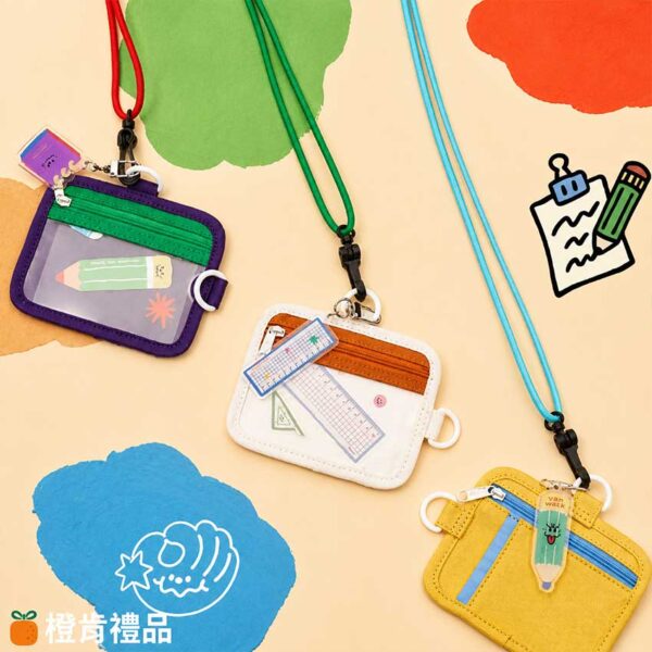 Custom Lanyard Card Holder (5) 撞色掛脖卡套