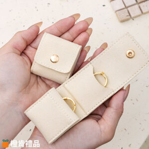Custom Leather Jewelry Organizer Pouch (1) PU皮首飾收納包