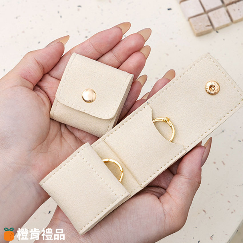 Custom Leather Jewelry Organizer Pouch (1) PU皮首飾收納包