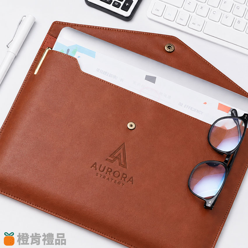 客製PU皮革文件袋, A4文件袋, 商務公文袋, PU皮革文件袋, 客製文件夾, A4文件收納袋, 企業LOGO文件袋, 商務文件夾, 皮革文件套, 客製企業禮品, 品牌周邊, 公文收納袋, A4公文袋, 辦公文件袋, 商務贈品, 壓印LOGO, 燙金LOGO, 燙銀LOGO, 咖色文件袋, 黑色文件袋, 藏青色文件袋, PU皮革公文袋