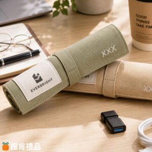 Custom Roll-Up Tech Organizer Bag (7) 捲式帆布收納袋