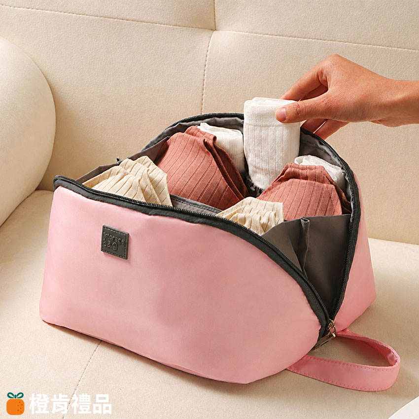 Custom-Travel-Clothing-Organizer-Bag-(10) 多分區衣物收納袋