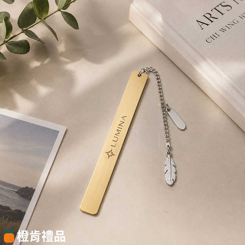 Slim Metal Charm Bookmark (2) 吊墜金屬書籤