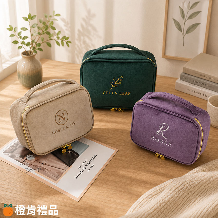 刺繡絨布化妝包