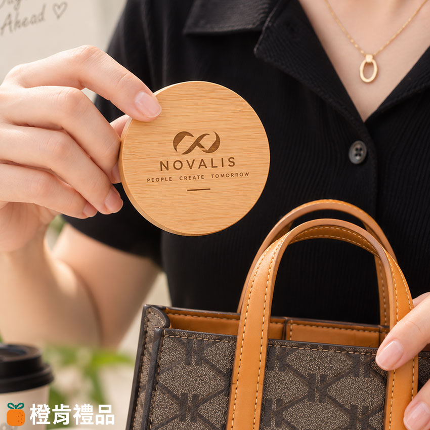 Custom Bamboo Mirror (4) 天然竹製圓形化妝鏡