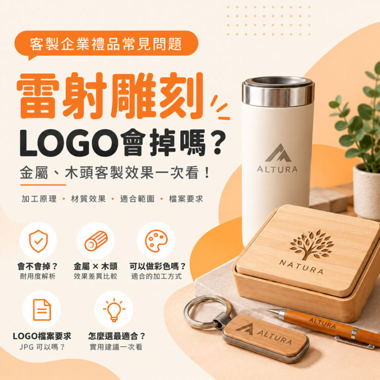 雷射雕刻 LOGO 會掉嗎？金屬、木頭客製效果一次看-1