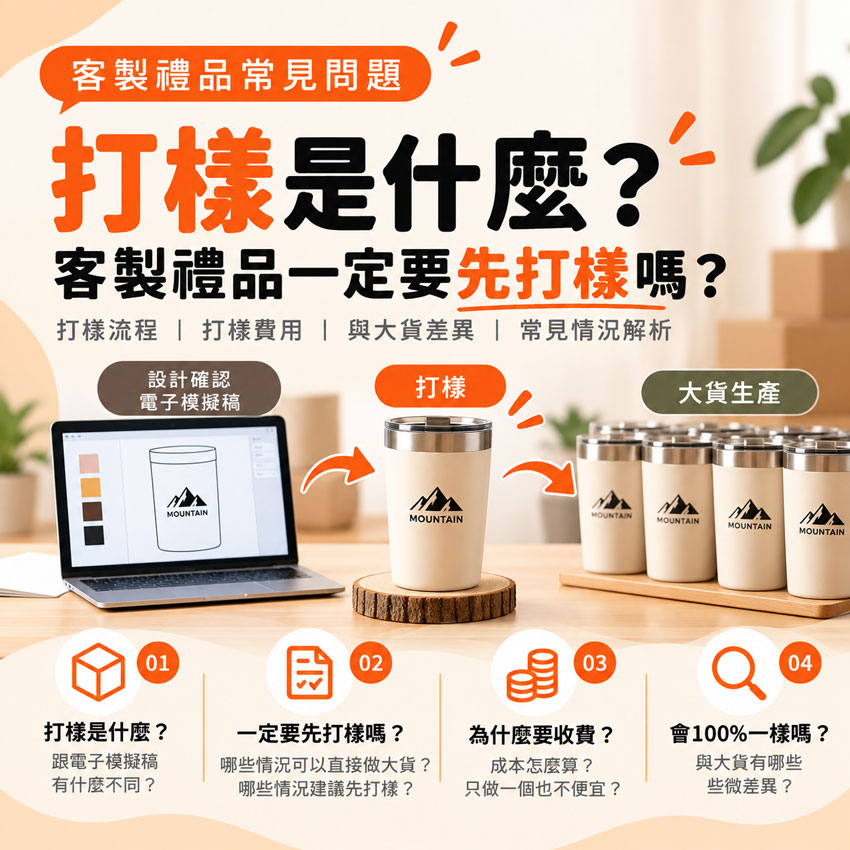 客製贈品|打樣是什麼?客製禮品一定要先打樣嗎?
