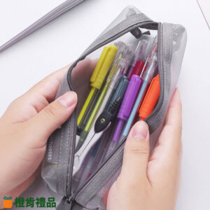 10 寬版雙層透明筆袋