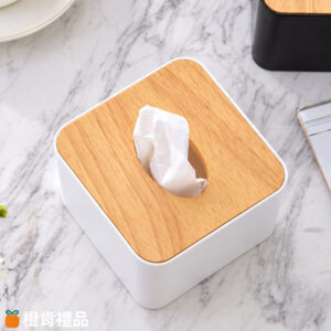 Custom Bamboo Lid Tissue Box (7) 竹蓋面紙盒