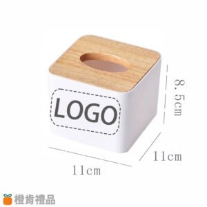 Custom Bamboo Lid Tissue Box (8) 竹蓋面紙盒