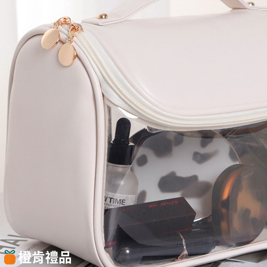 Custom Clear Toiletry Bag (5) 彩印LOGO盥洗收納包