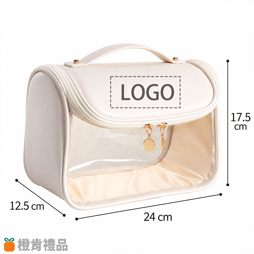 Custom Clear Toiletry Bag (6) 彩印LOGO盥洗收納包