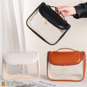 Custom Clear Toiletry Bag (8) 彩印LOGO盥洗收納包