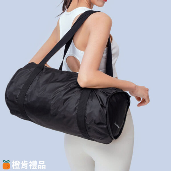 Custom Foldable Barrel Duffel Bag (4) 客製可折疊圓筒旅行袋