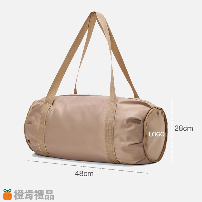 Custom Foldable Barrel Duffel Bag (8) 客製可折疊圓筒旅行袋