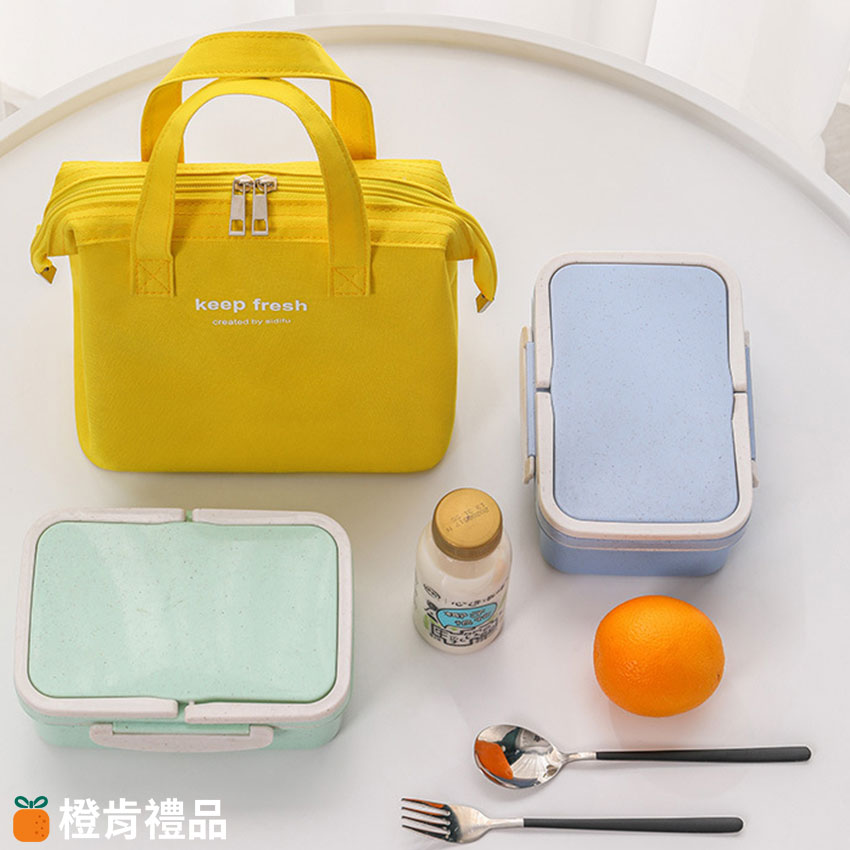 Custom Macaron Color Insulated Lunch Tote (12) 馬卡龍保溫便當袋