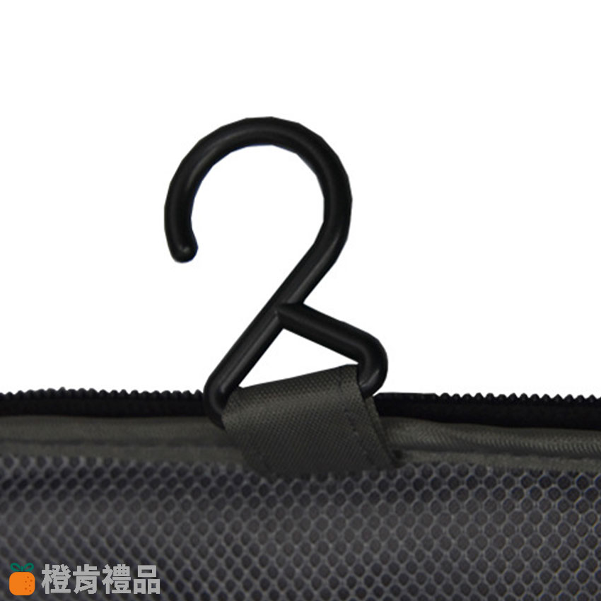 Custom Multi-Purpose Travel Toiletry Organizer (9) 單色LOGO旅行化妝收納包