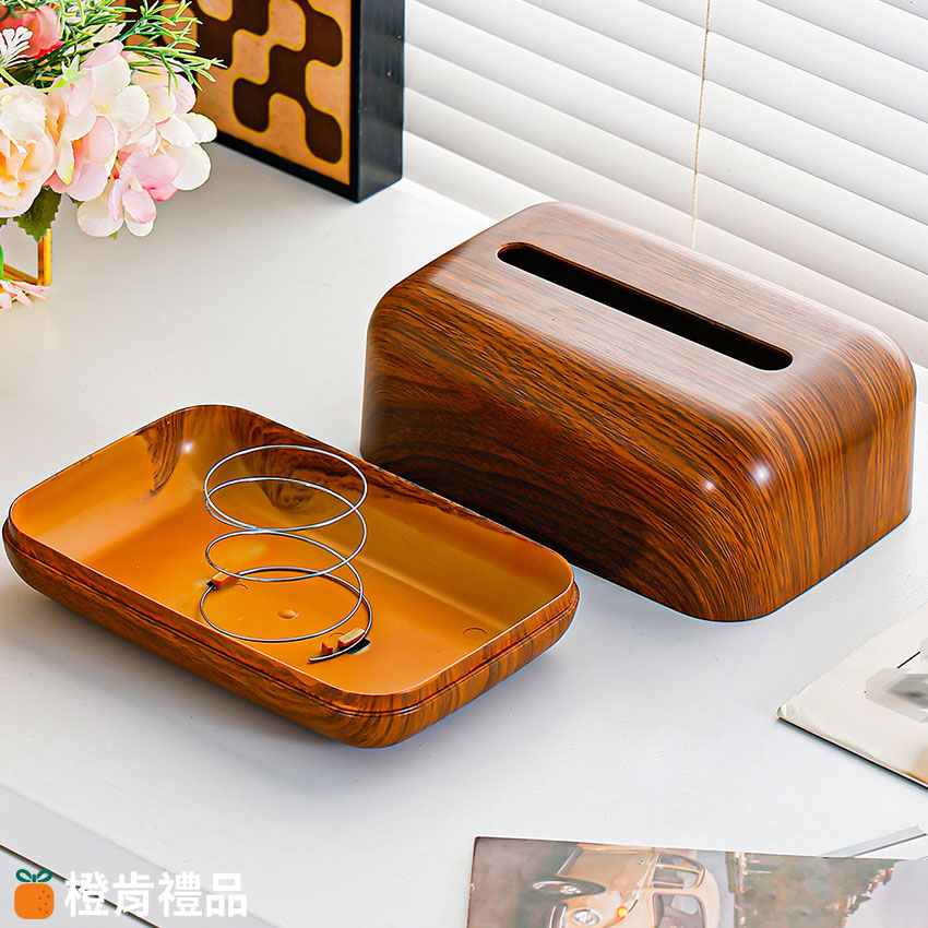 Custom Wood Grain Tissue Box (7) 木紋面紙盒