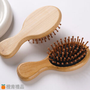 Personalized Mini Bamboo Hairbrush (3) 竹製氣墊梳