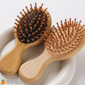Personalized Mini Bamboo Hairbrush (4) 竹製氣墊梳