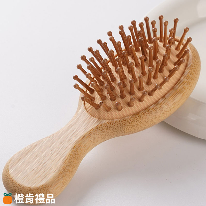 Personalized Mini Bamboo Hairbrush (5) 竹製氣墊梳